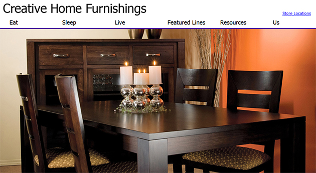Creative Home Furnishings online