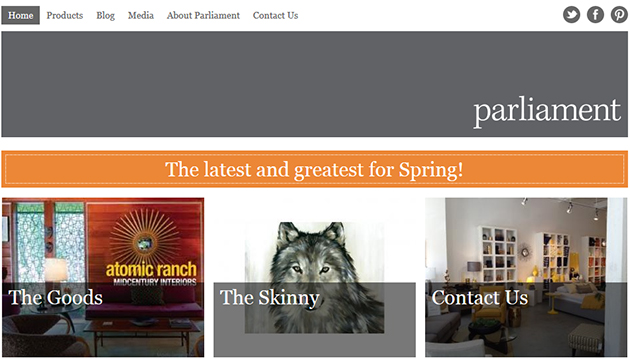 Parliament Interiors online