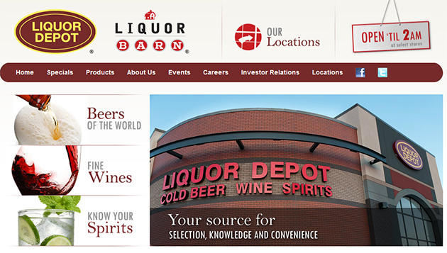 Liquor Depot online