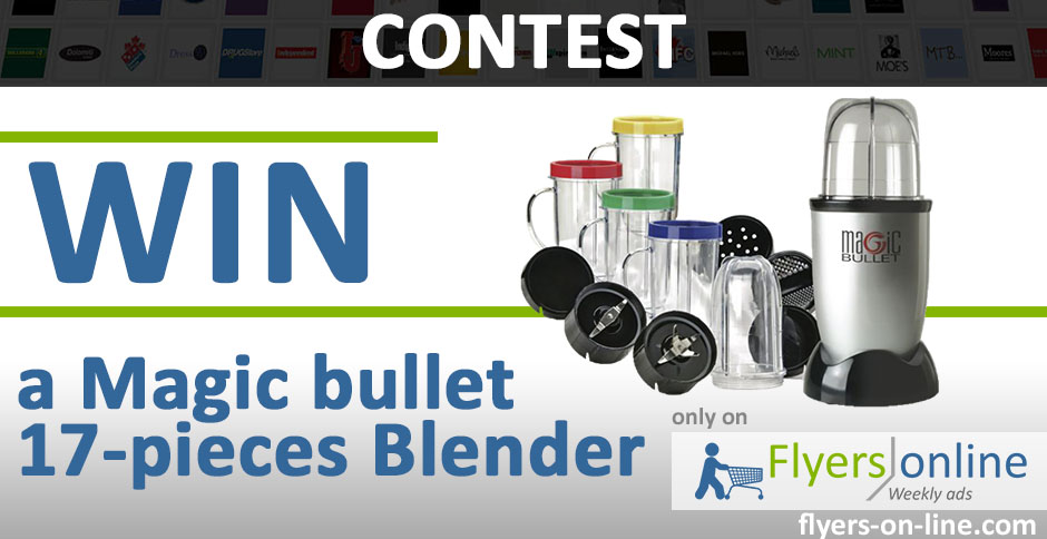 Win a Magic Bullet 17-Pieces Blender