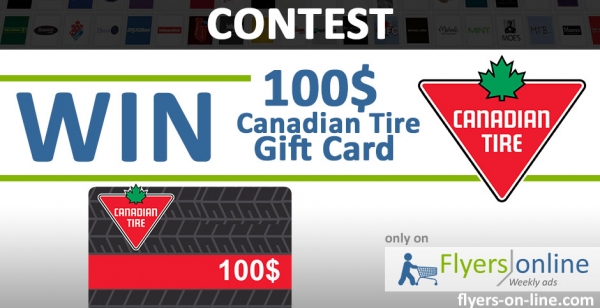 Win a Canadian Tire 100$ Gift Card Contest