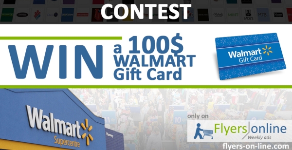 Banner for: Win a 100$ Walmart Gift Card Contest