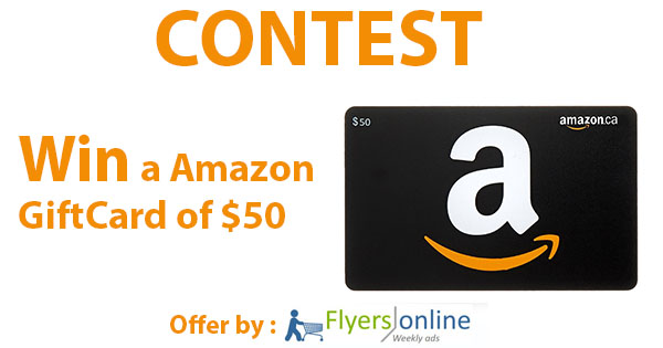Win a Amazon GiftCard of $50