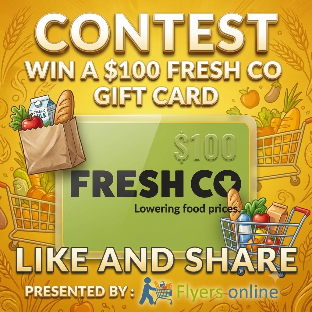 Win a $100 Fresh Co Gift Card Contest