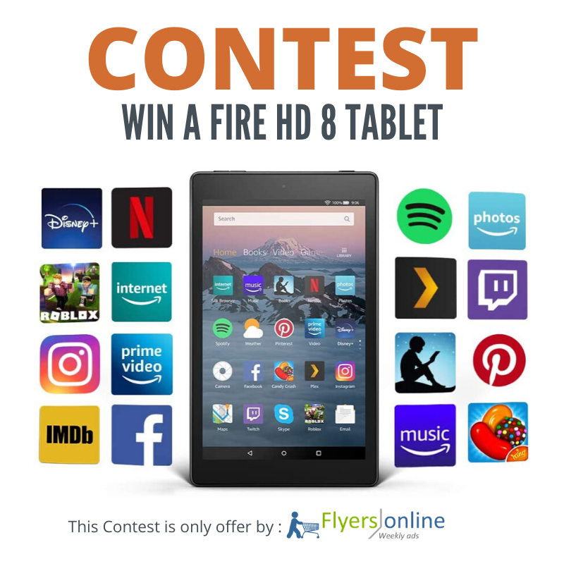 Win a Fire Hd 8 Tablet