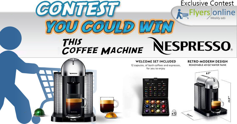 WIN a Nespresso Coffee Machine
