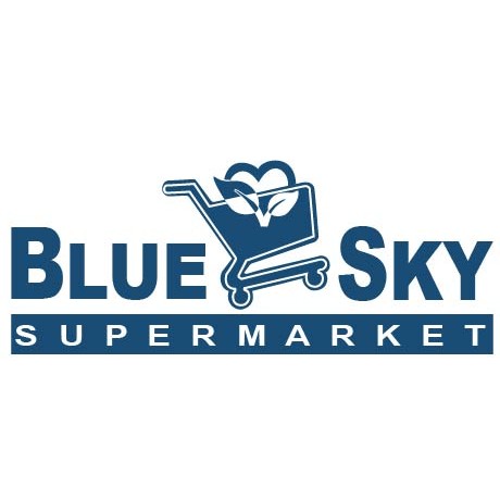 Logo Blue Sky Supermarket