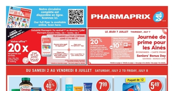 Pharmaprix current Flyer online
