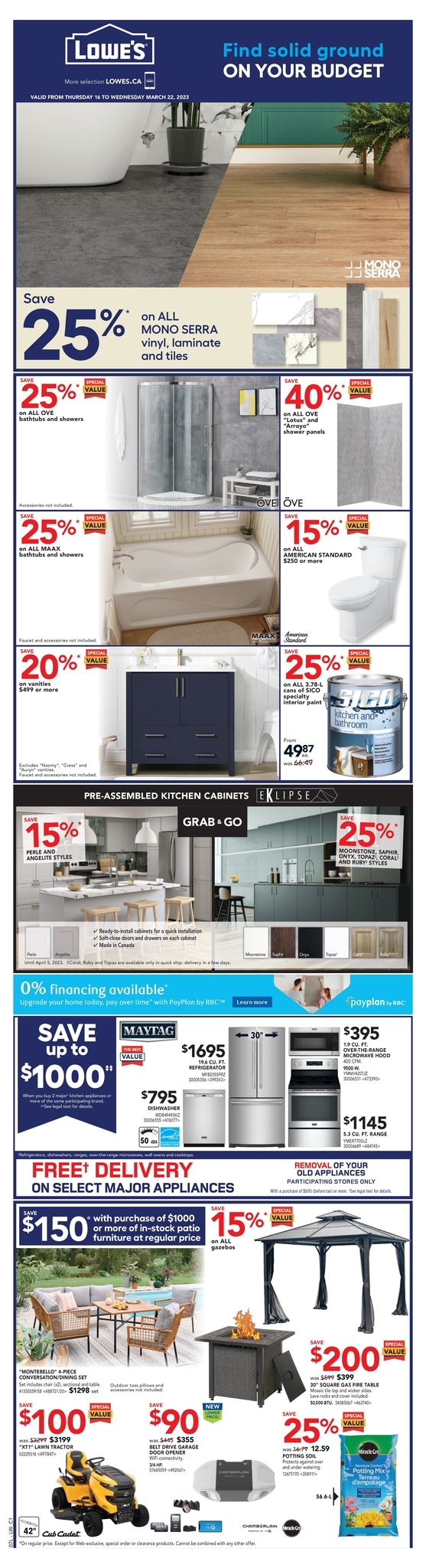 Lowe's - Weekly Flyer Specials - Page 1
