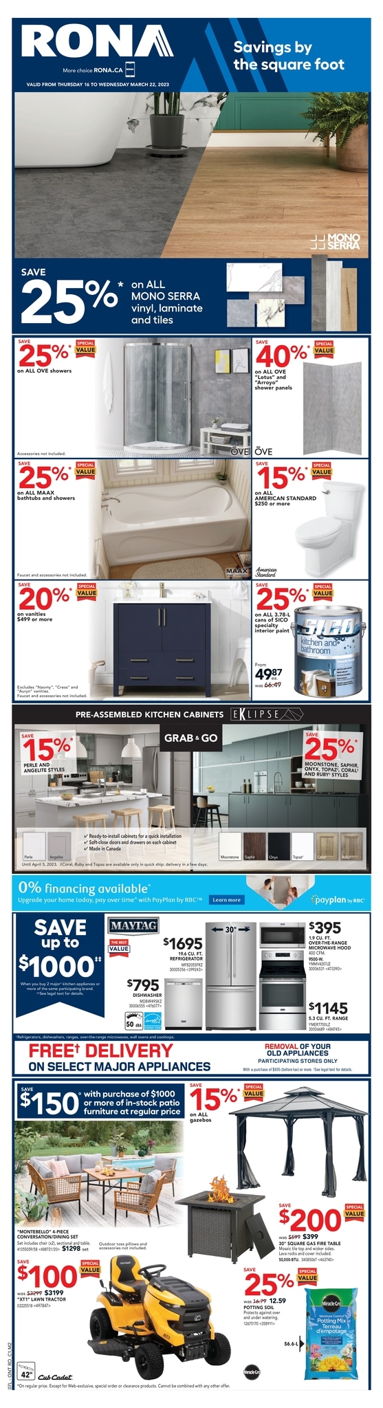 Rona - Weekly Flyer Specials - Page 1