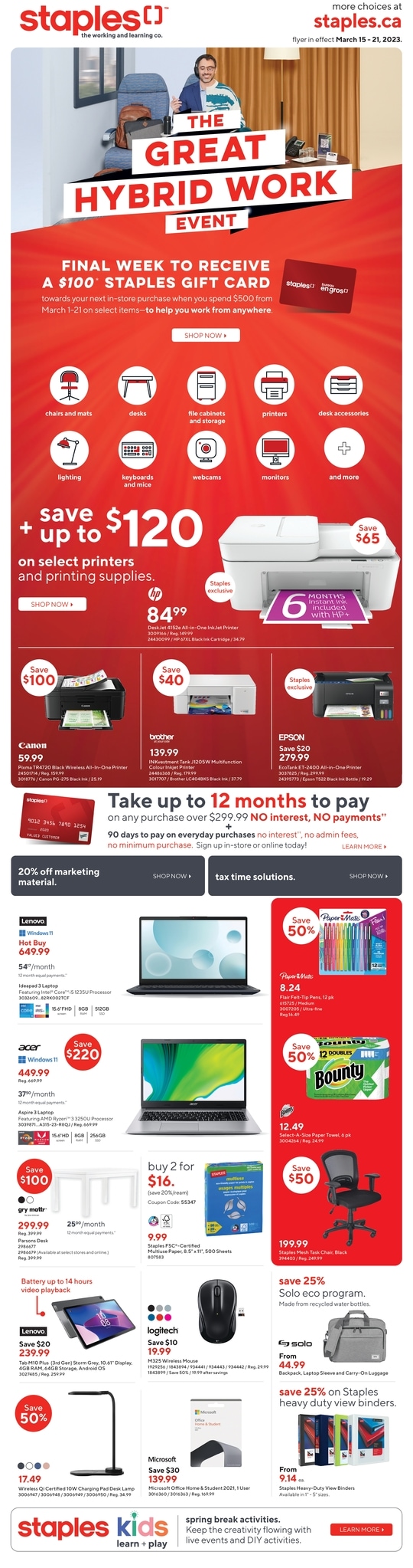 Staples - Weekly Flyer Specials - Page 1