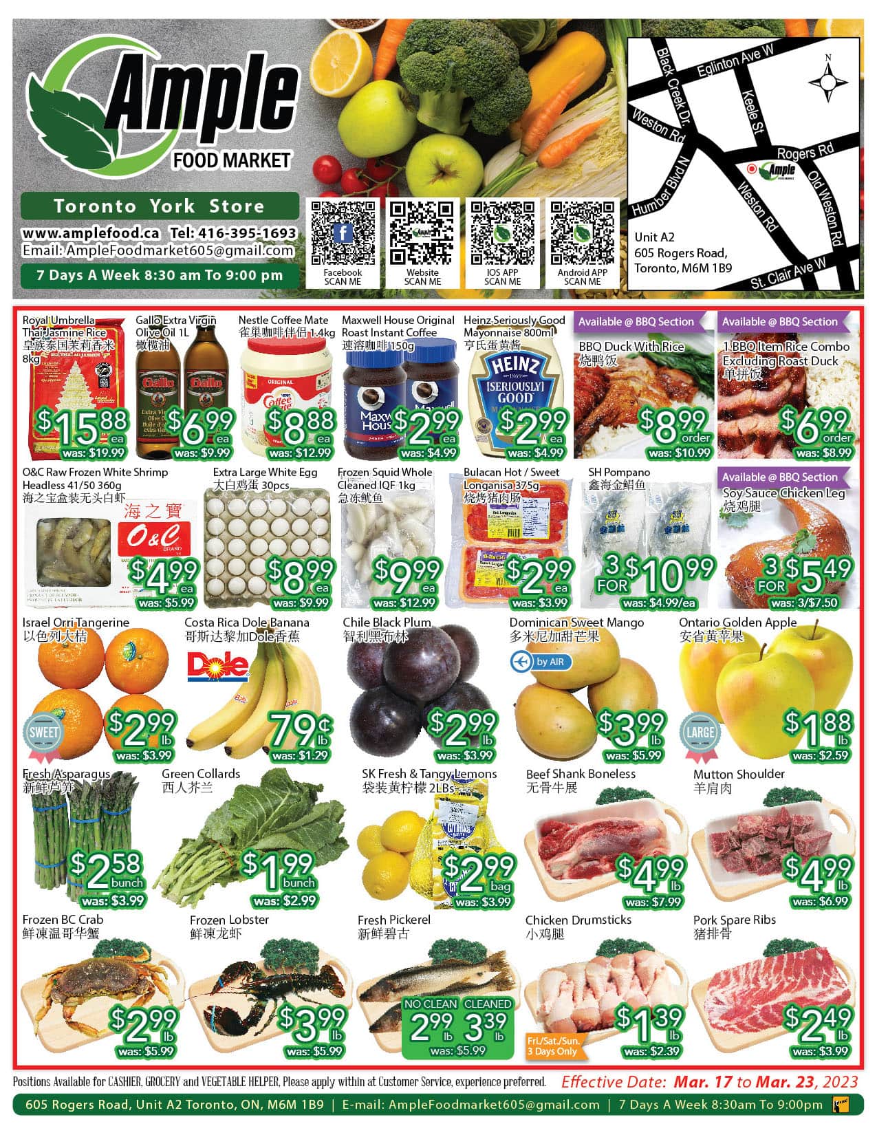 Ample Food Market - Toronto York Store - Weekly Flyer Specials - Page 1