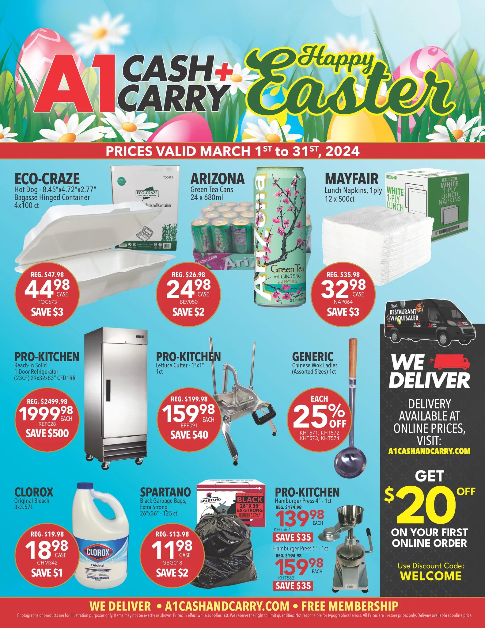 A1 Cash & Carry - Monthly Savings