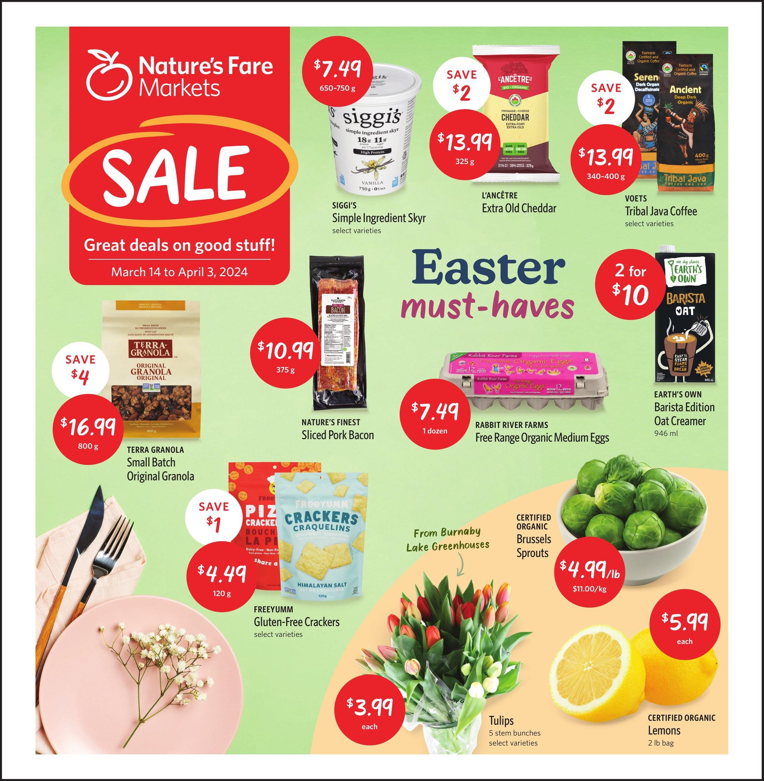 Nature's Fare Markets - 3 Weeks of Savings