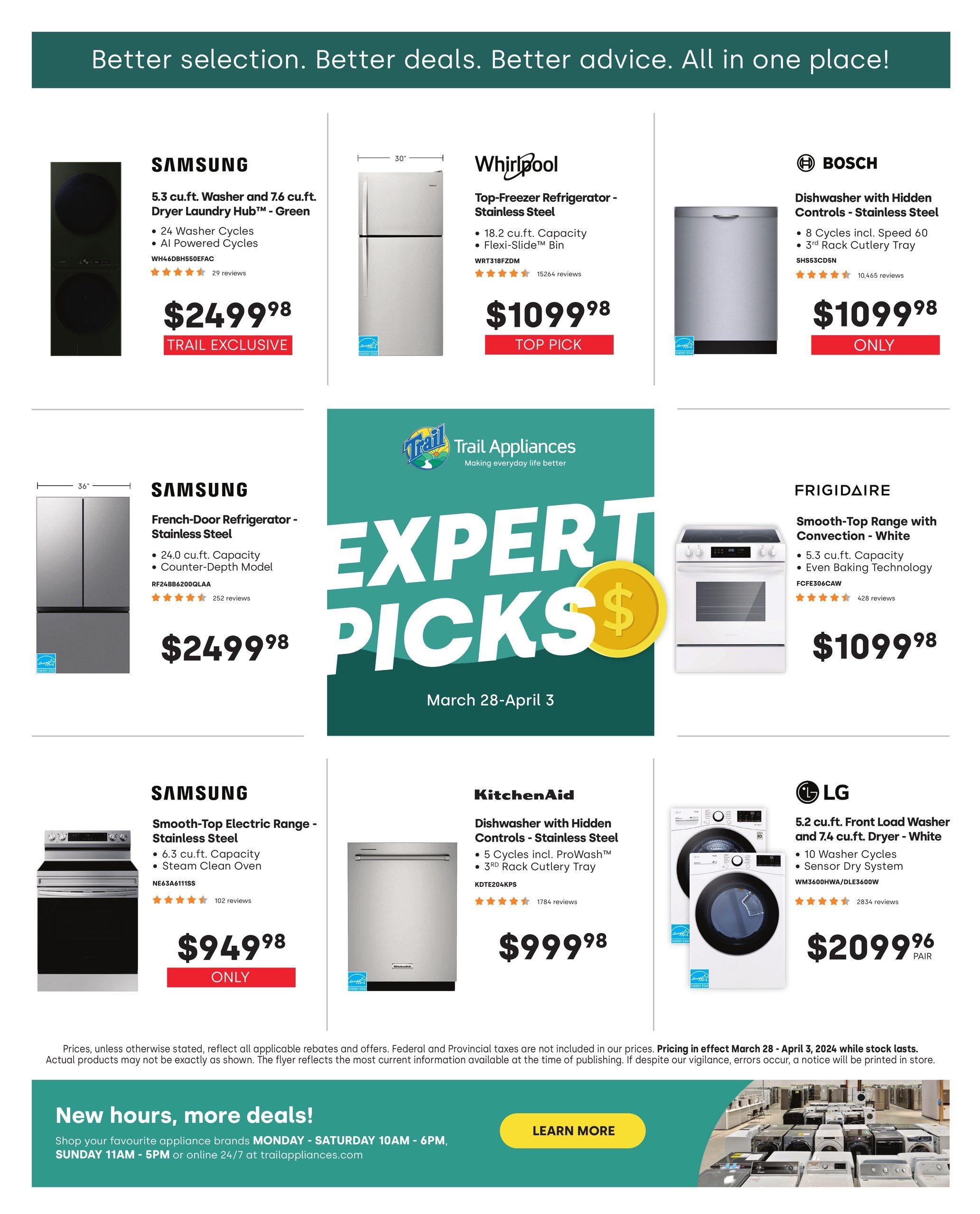 Trail Appliances - Weekly Flyer Specials