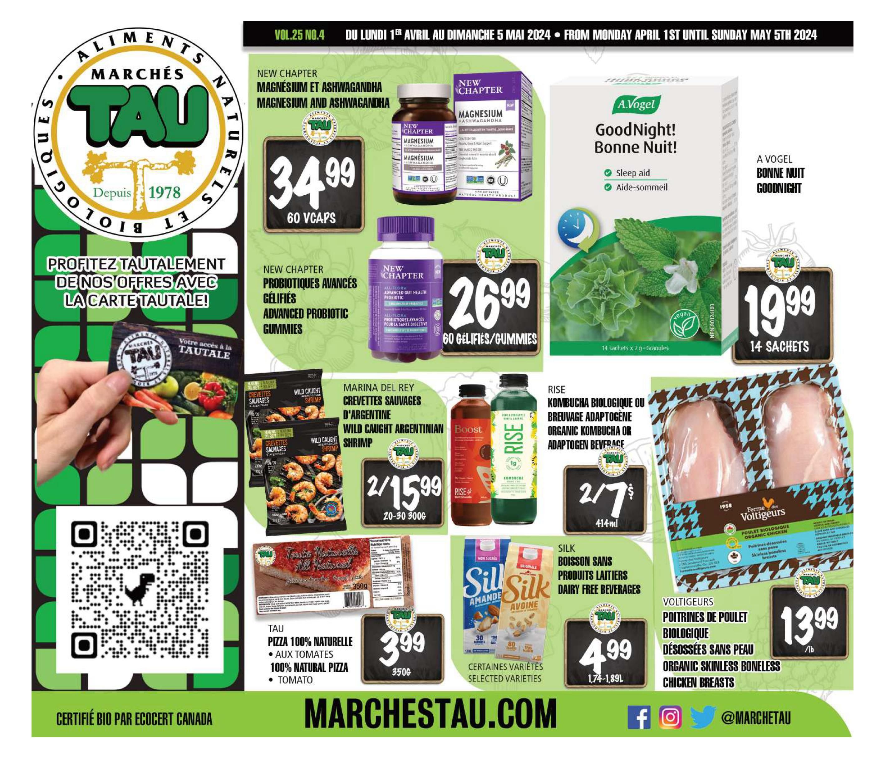 Marches TAU - Monthly Flyer