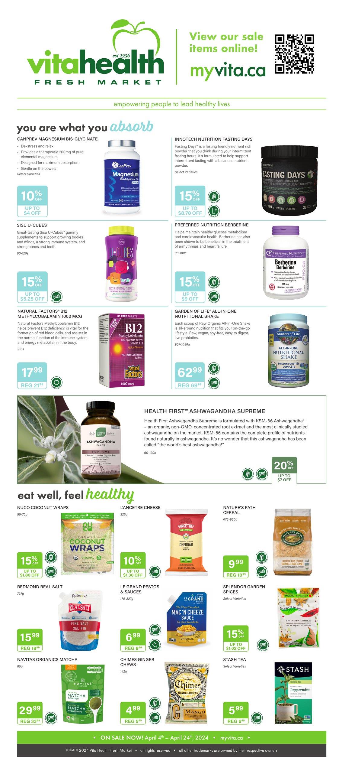 Vita Health Fresh Market - Flyer Specials