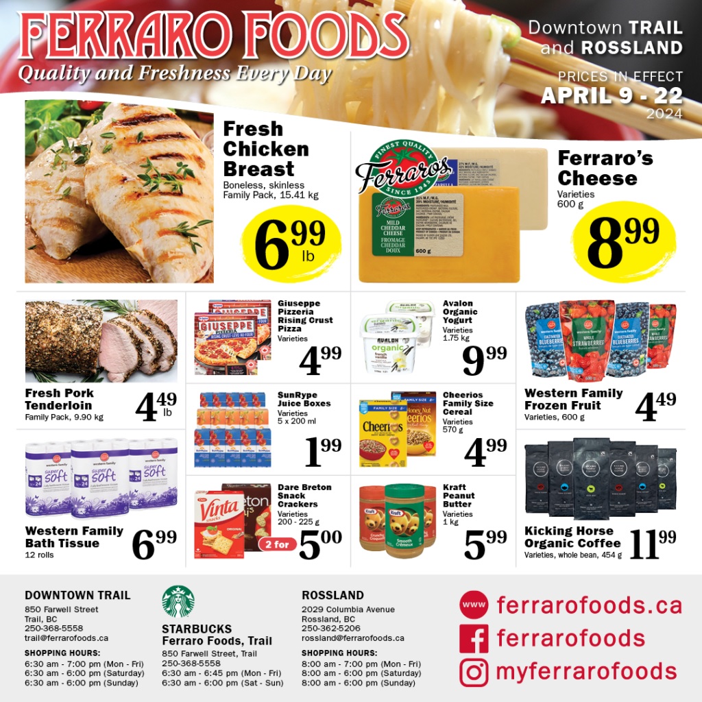 Ferraro Foods - 2 Weeks of Savings