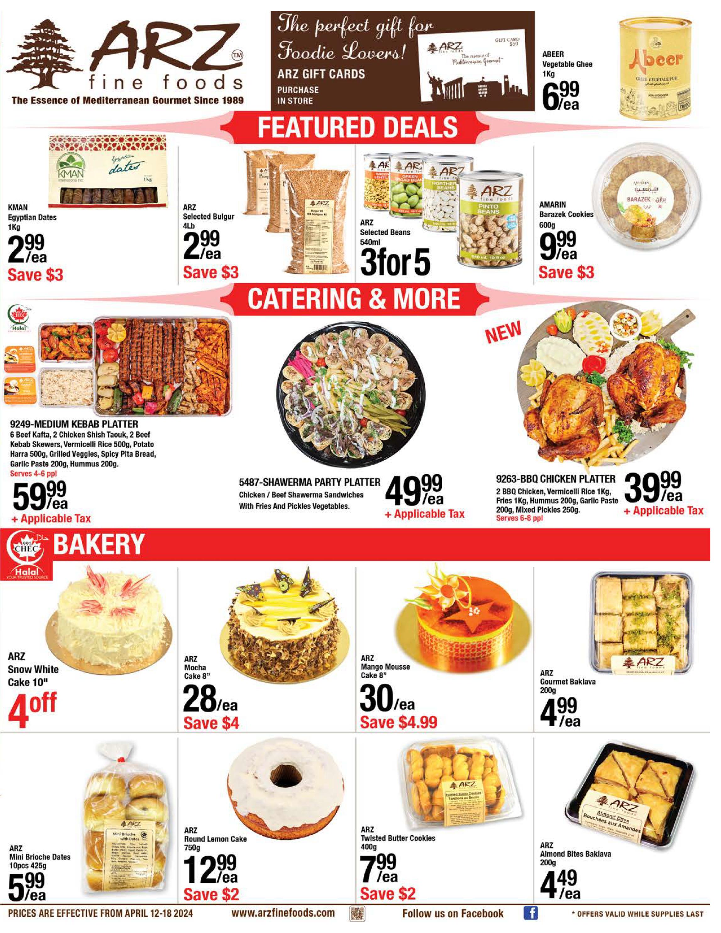 ARZ Fine Foods - Weekly Flyer Specials