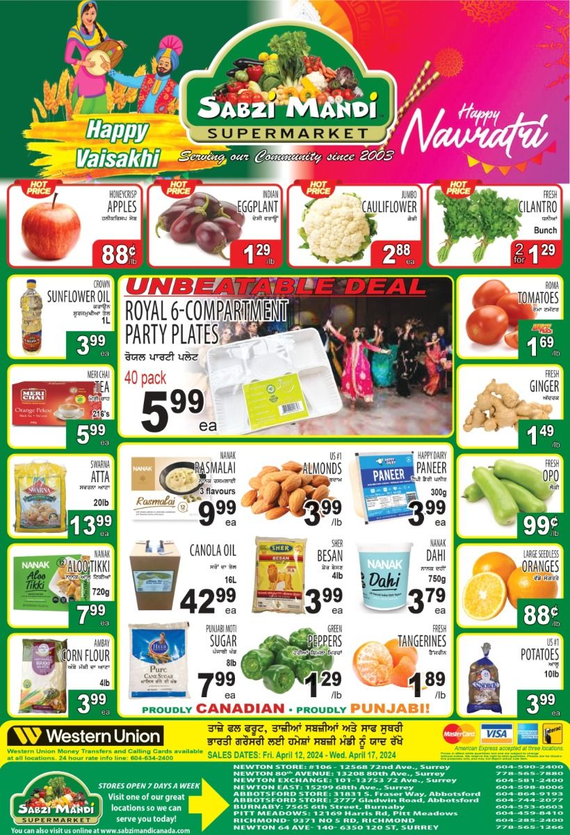 Sabzi Mandi Supermarket - Weekly Flyer Specials