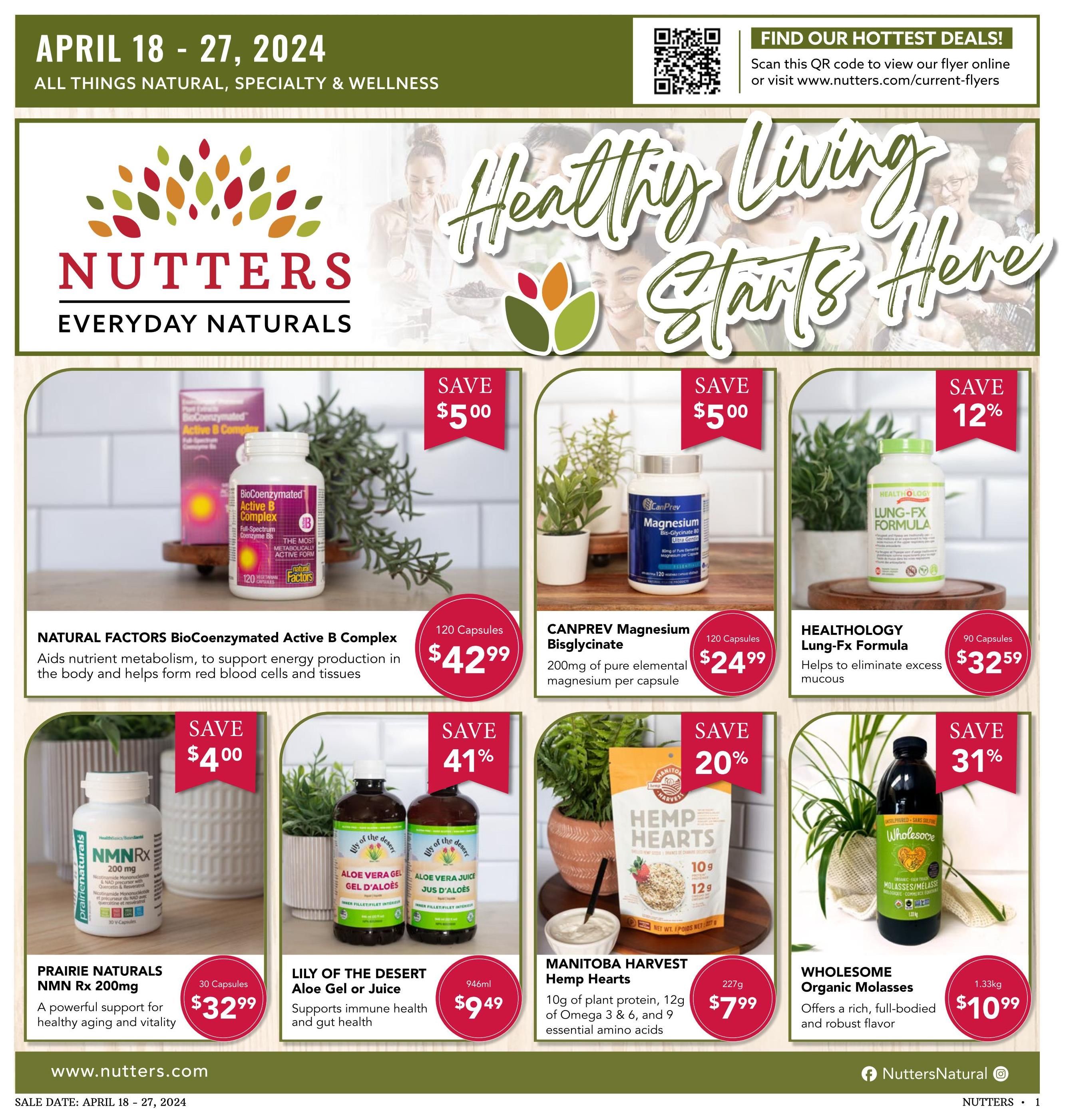 Nutter's Bulk & Natural Foods - 2 Weeks of Savings