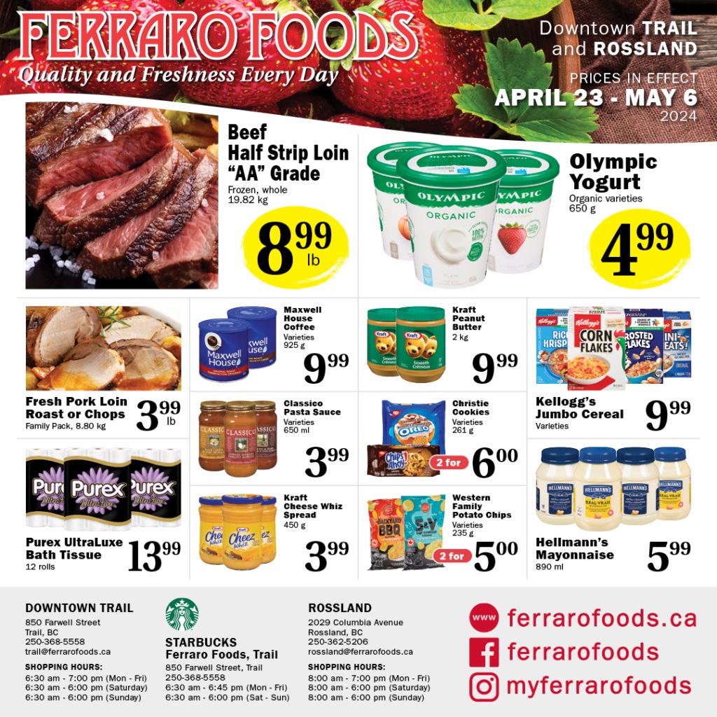 Ferraro Foods - 2 Weeks of Savings - Page 1