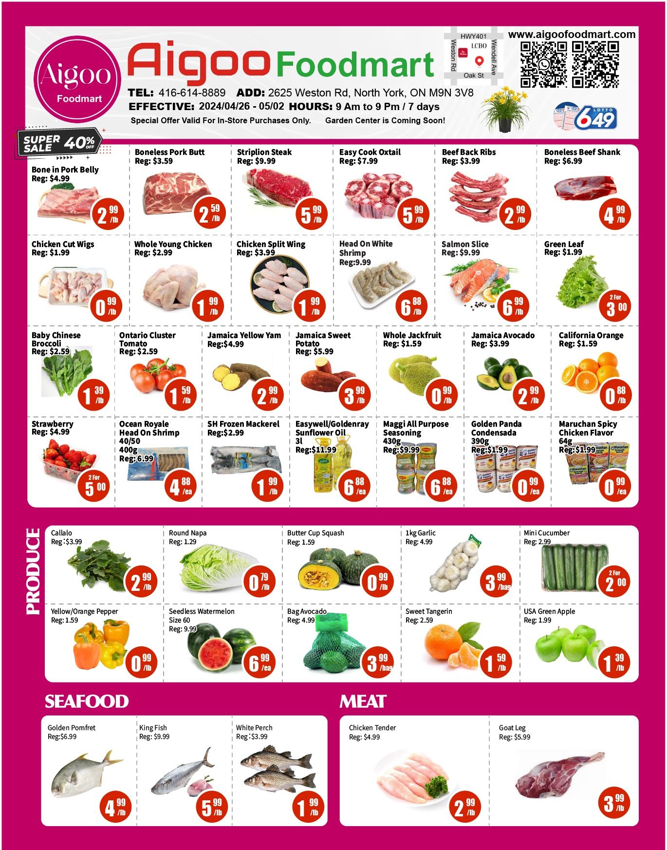 Aigoo Foodmart - Weekly Flyer Specials