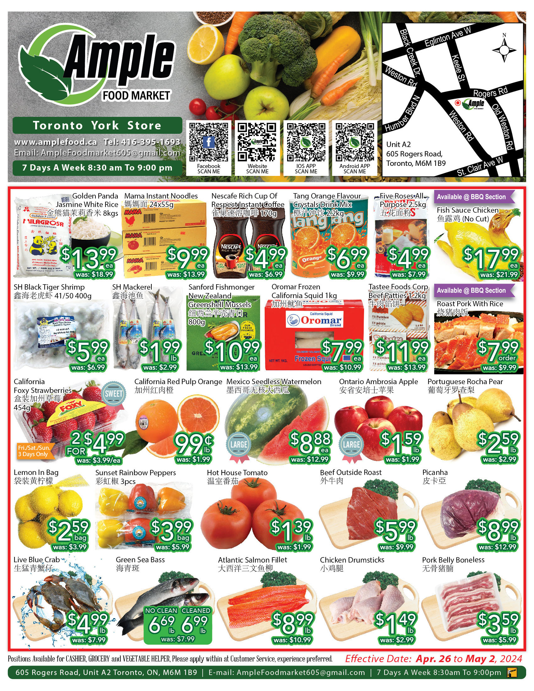 Ample Food Market - Toronto York Store - Weekly Flyer Specials