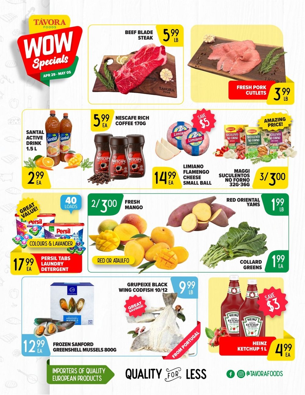 Tavora Foods - Weekly Flyer Specials