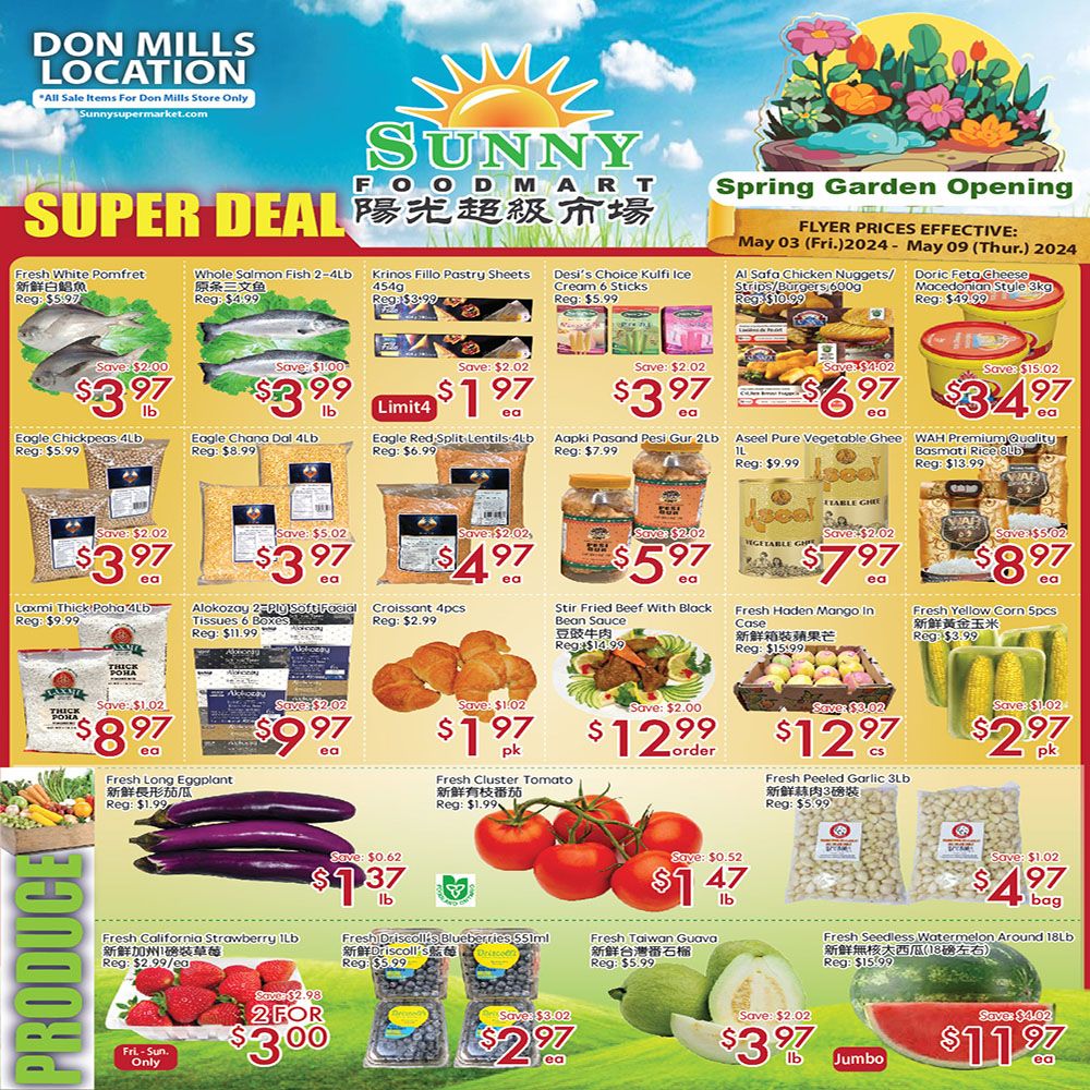Sunny Foodmart - Don Mills - Weekly Flyer Specials