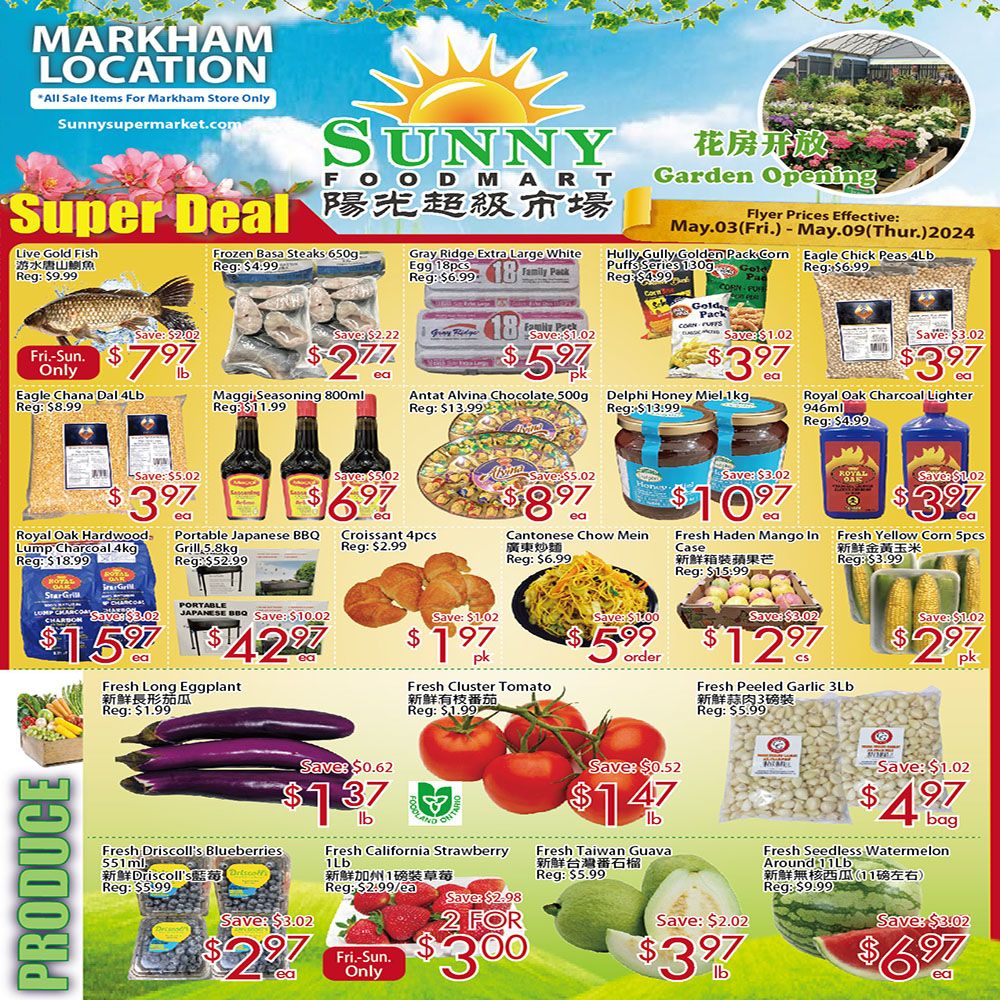Sunny Foodmart - Markham - Weekly Flyer Specials