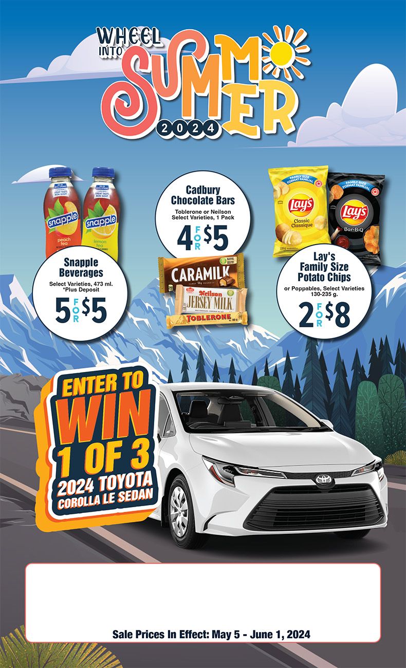AG Foods Wheel Into Summer Flyer Savings - Page 1