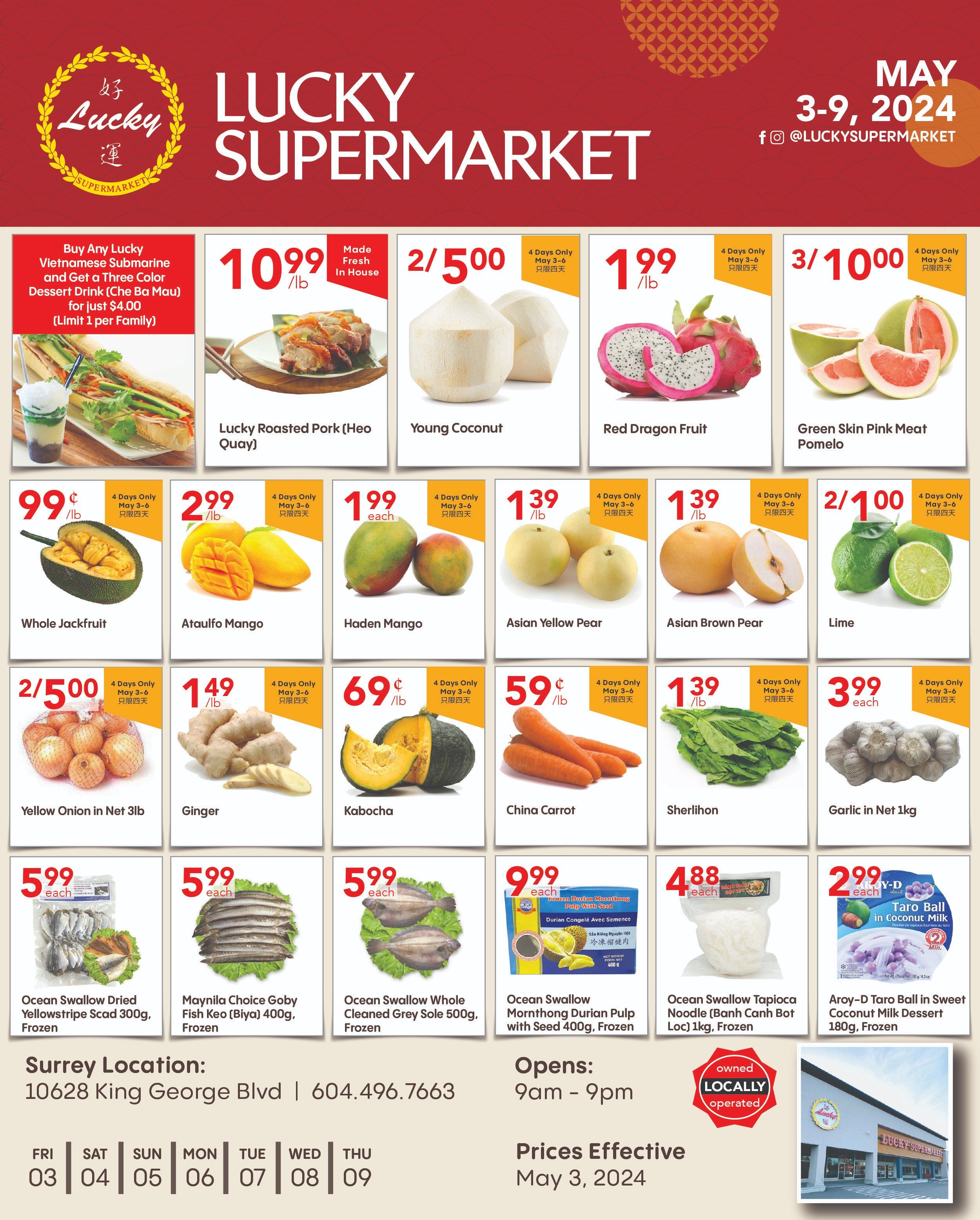 Lucky Supermarket - Surrey - Weekly Flyer Specials