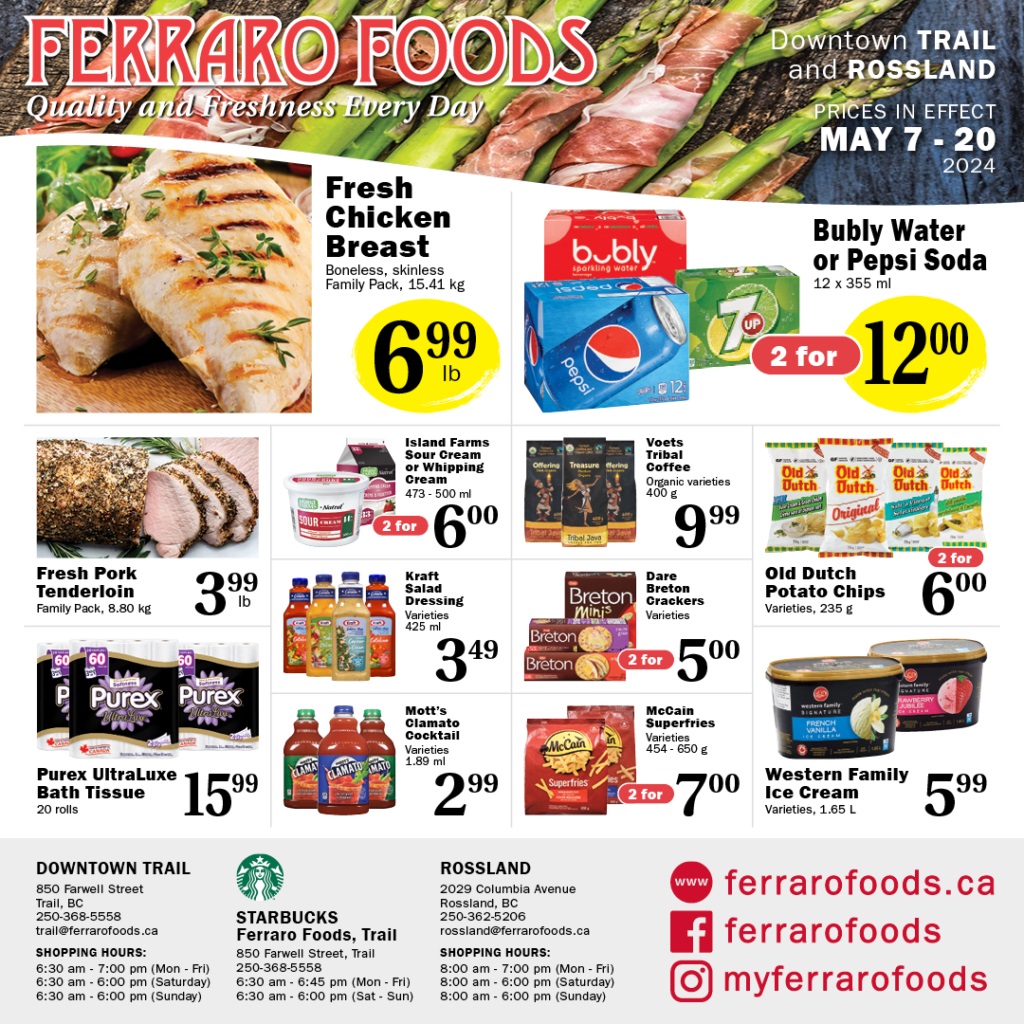 Ferraro Foods - Flyer Specials - Page 1