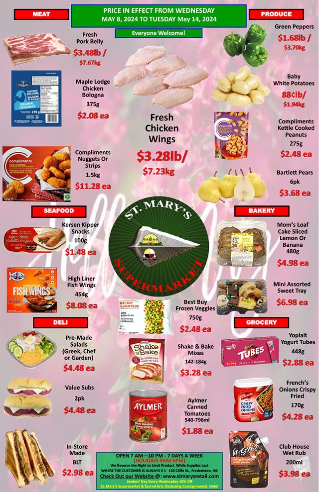 St. Mary's Supermarket - Weekly Flyer Specials