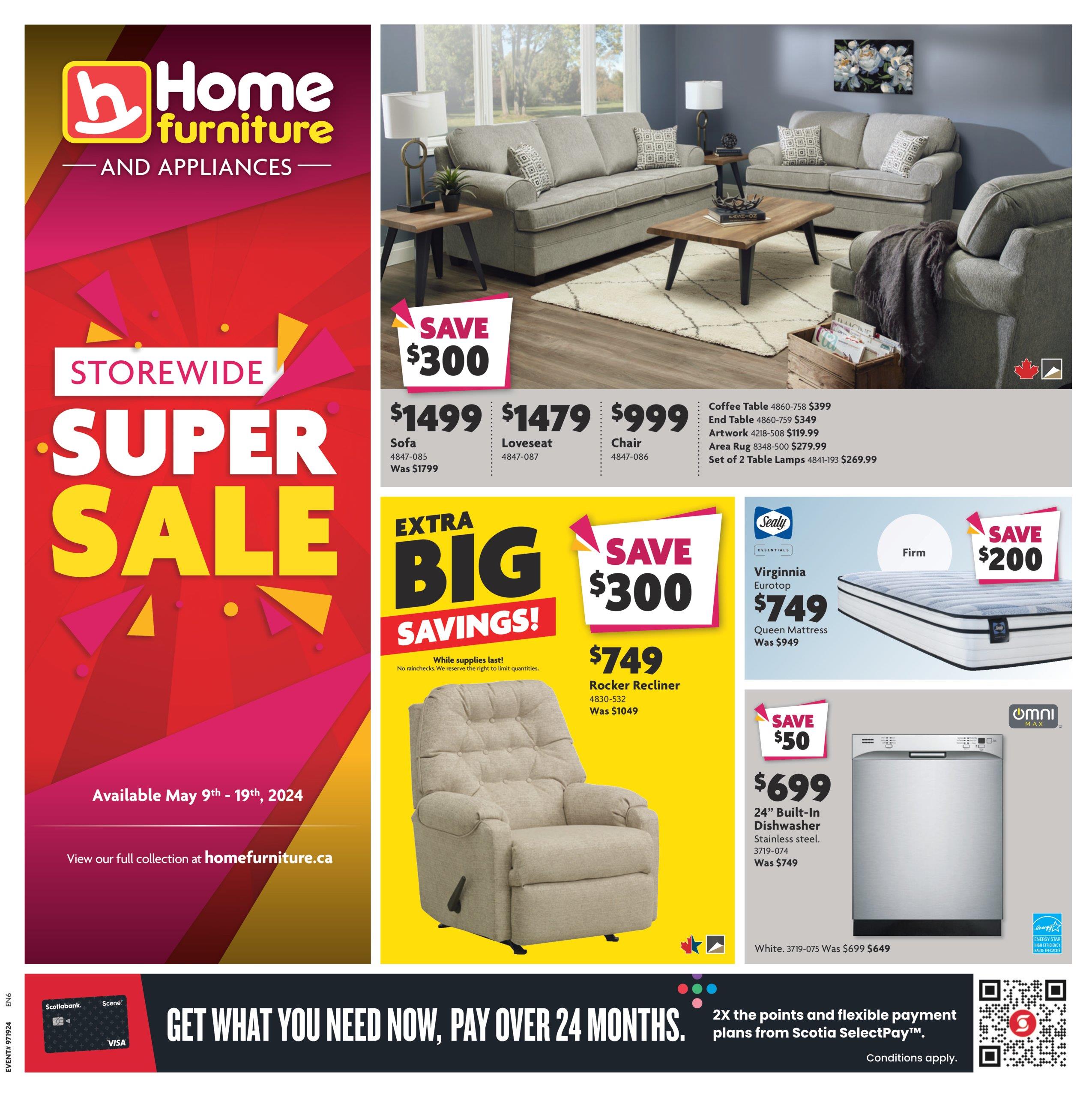 Home Furniture - Ontario - Flyer Specials