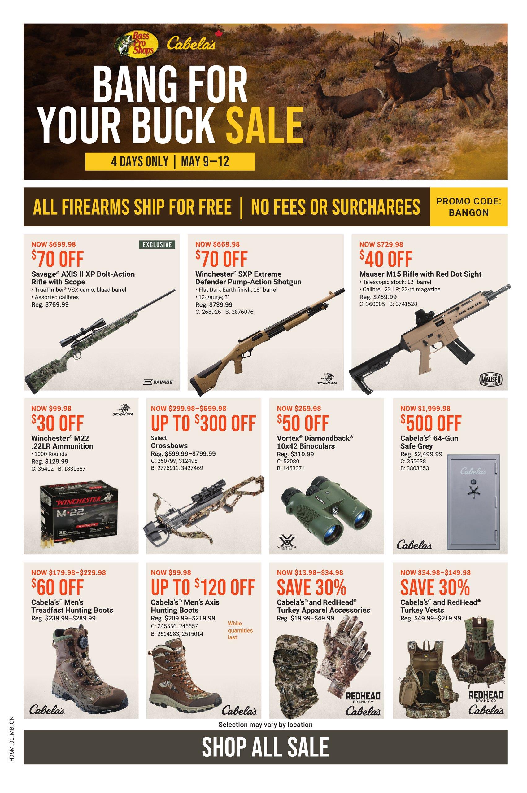 Bass Pro Shops - Bang for your Buck Sale