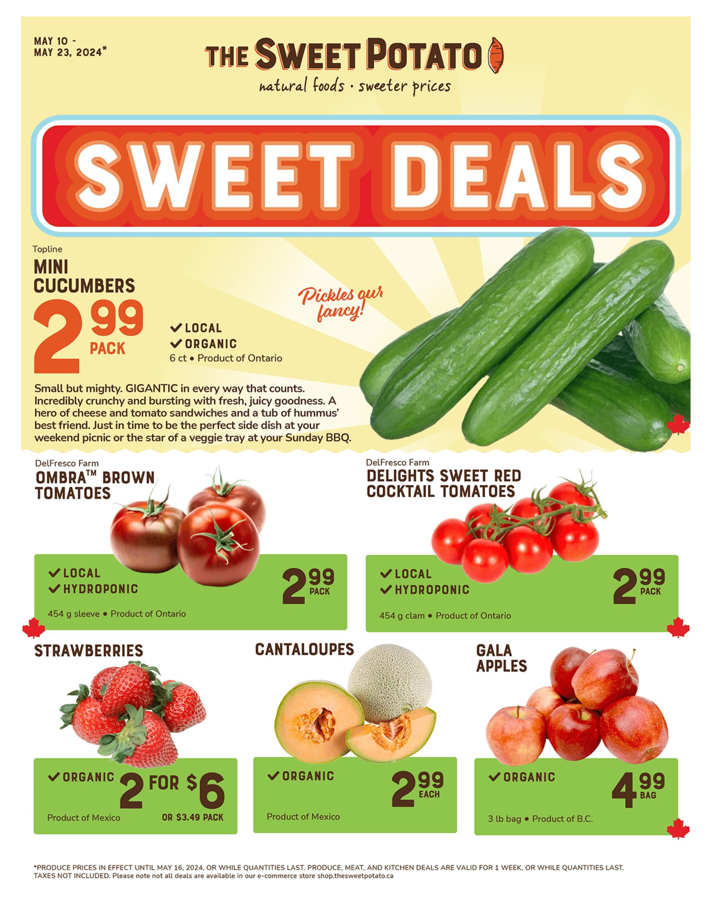 The Sweet Potato - Flyer Specials