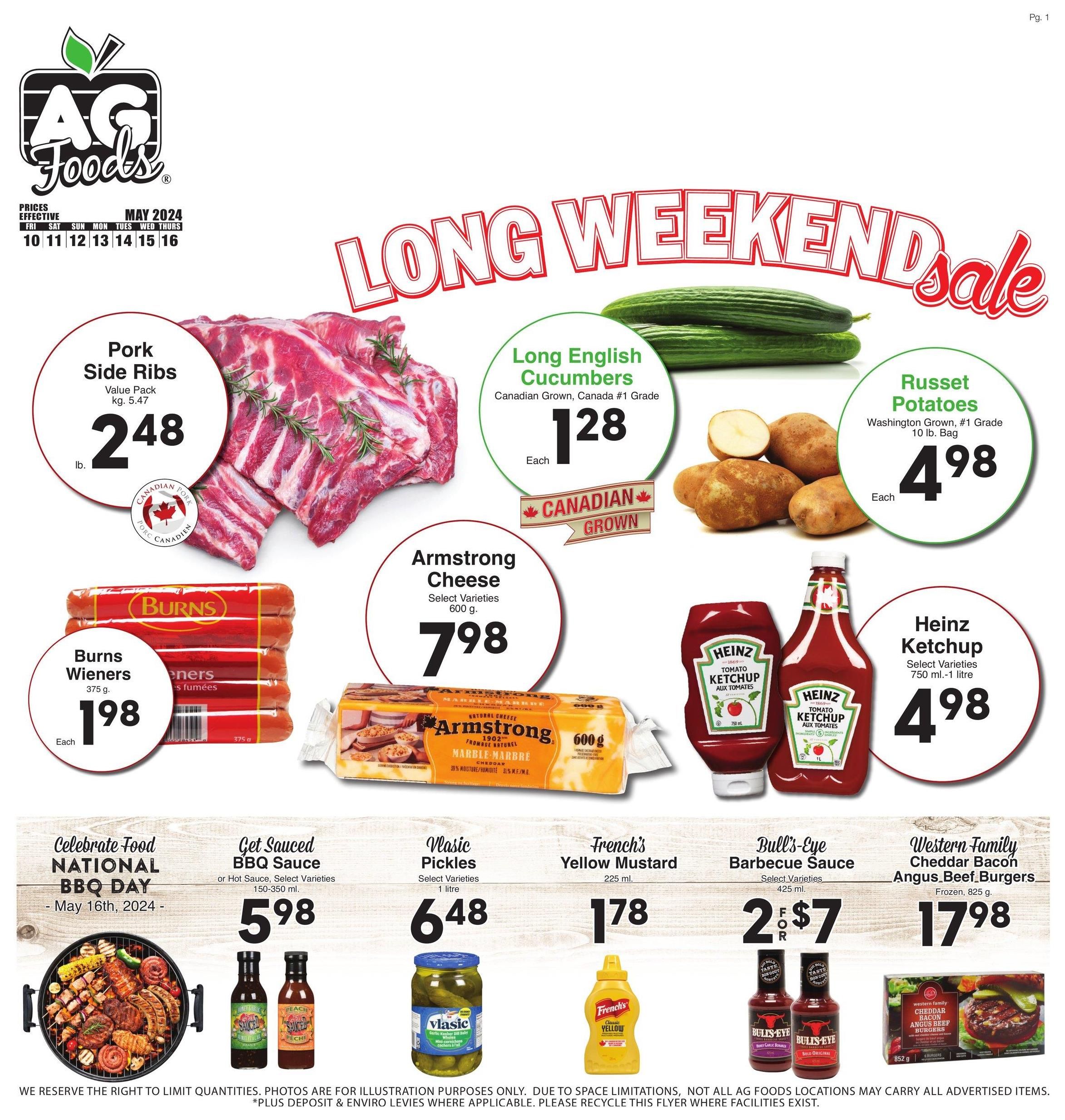 AG Foods - Long Weekend Sale