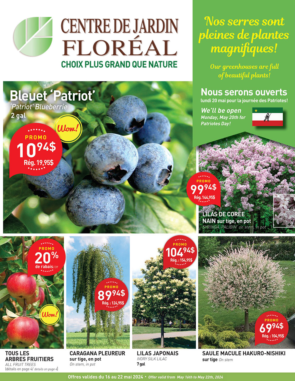 Centre de Jardin Floréal - Weekly Flyer Specials