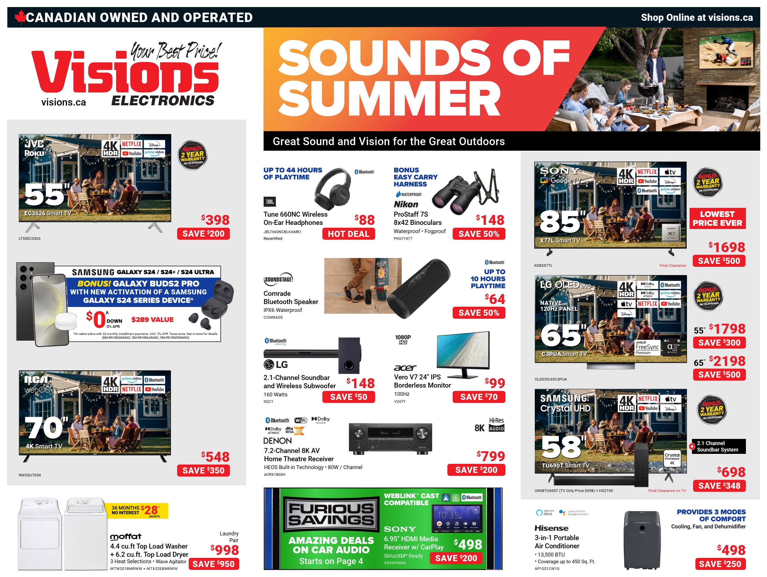 Visions Electronics - Weekly Flyer Specials