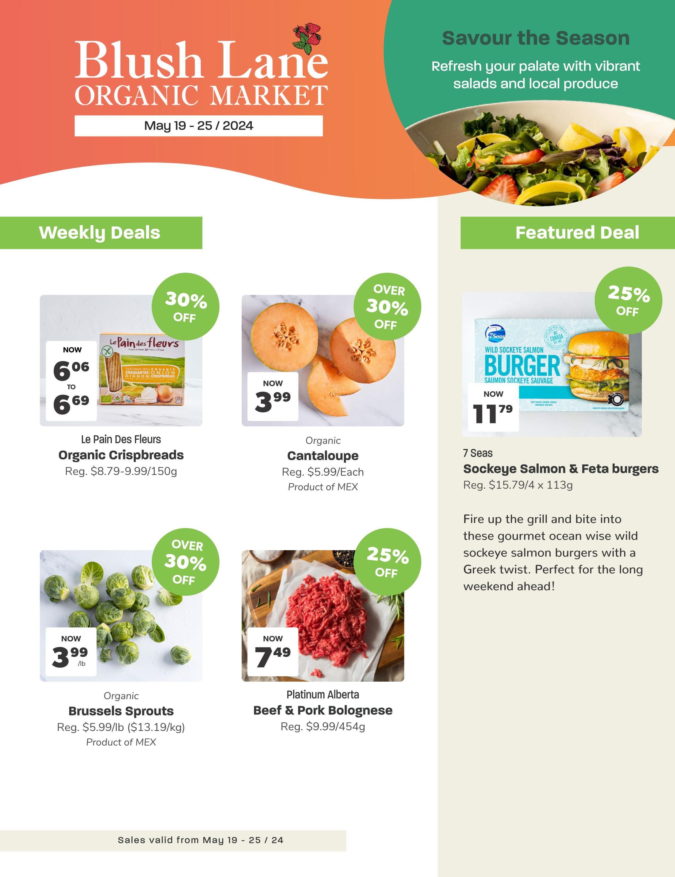 Blush Lane Organic Market - Weekly Flyer Specials