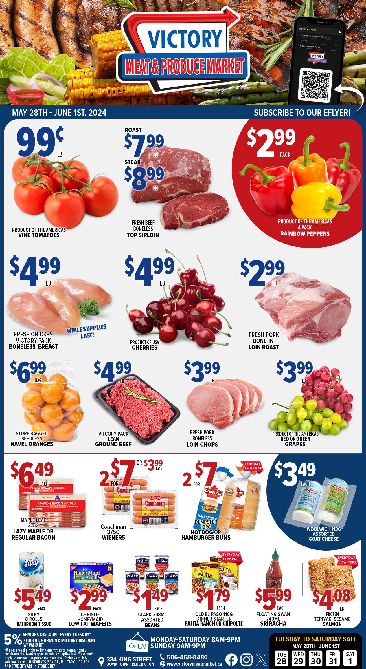 Victory Meat & Produce Market Weekly Flyer Specials from May 28th to