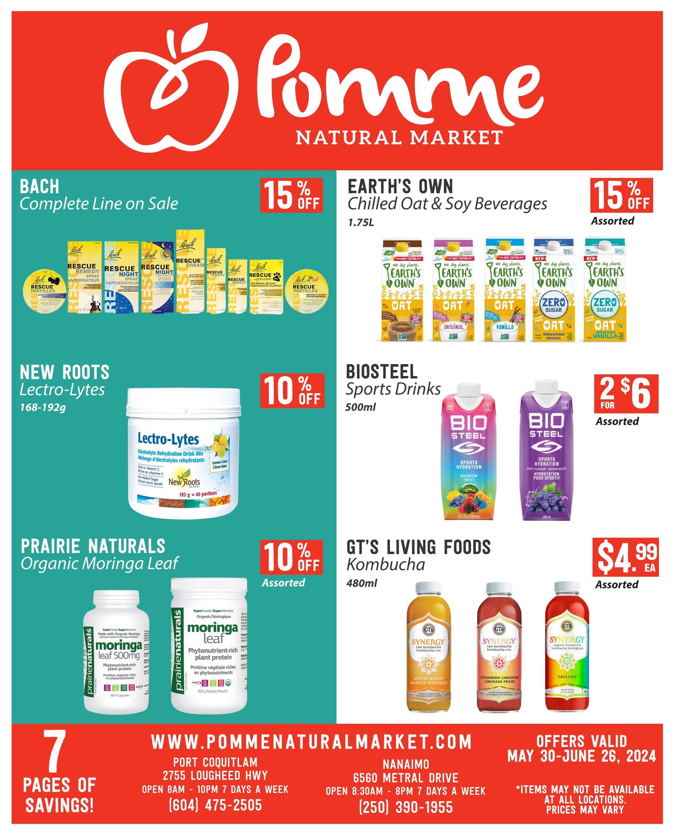 Pomme Natural Market - Monthly Specials