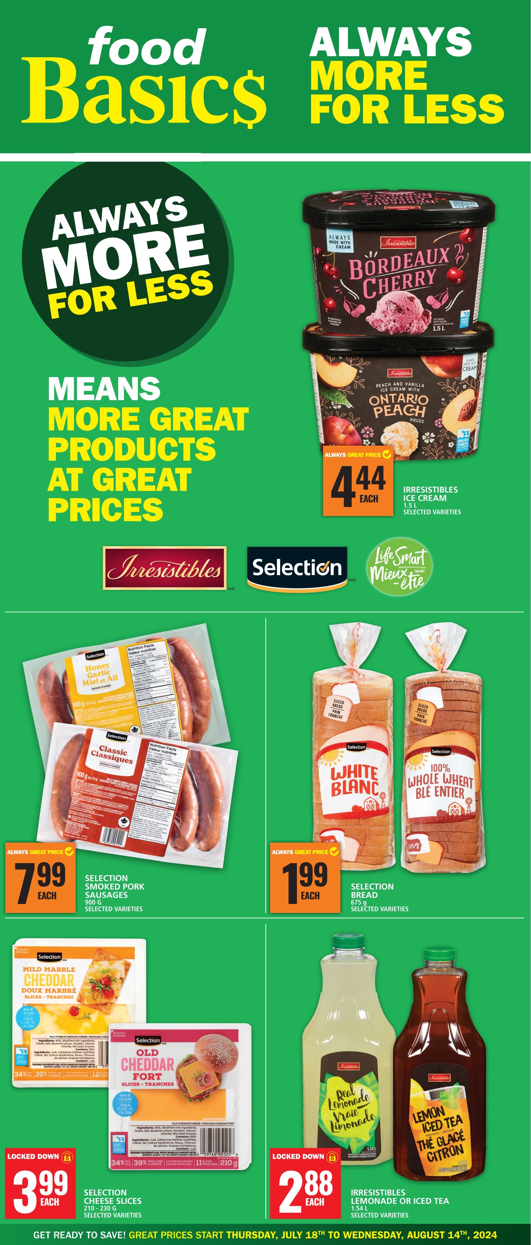 Food Basics Owen Sound 1350 16th Street East Ontario Flyers Online food-basics-weekly-flyer-specials-basic-recipes-basic-food
