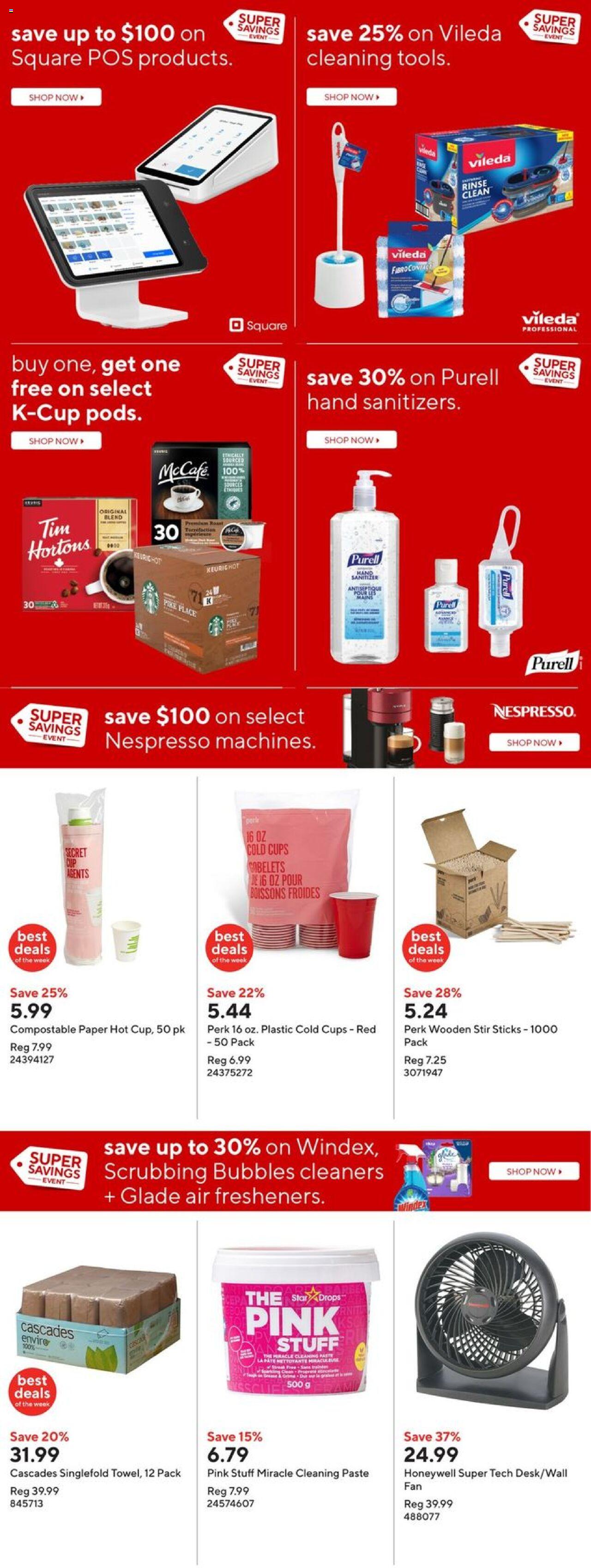 Staples Weekly Flyer Specials from Sep 25th to Oct 1st 2024 Flyers