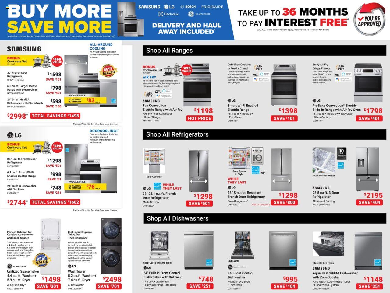 Visions Electronics Weekly Flyer Specials from Sep 27th to Oct 3rd
