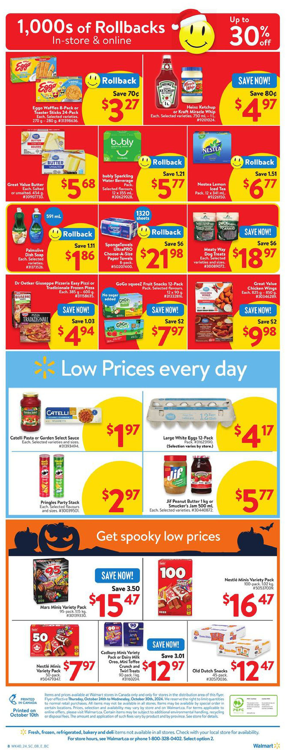 Walmart Canada Western Canada Weekly Flyer Specials from Oct 24th