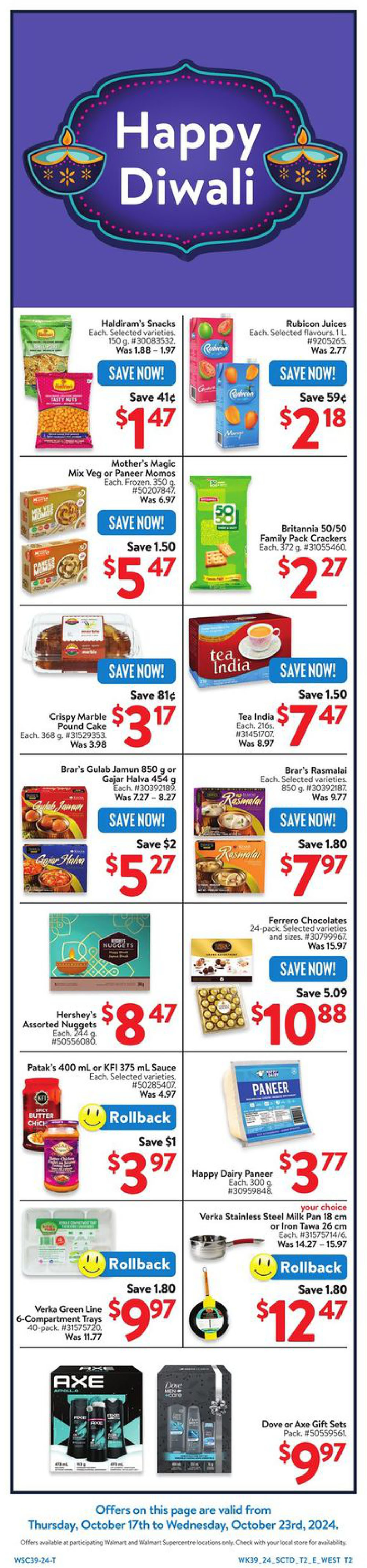 Walmart Canada Western Canada Weekly Flyer Specials from Oct 24th