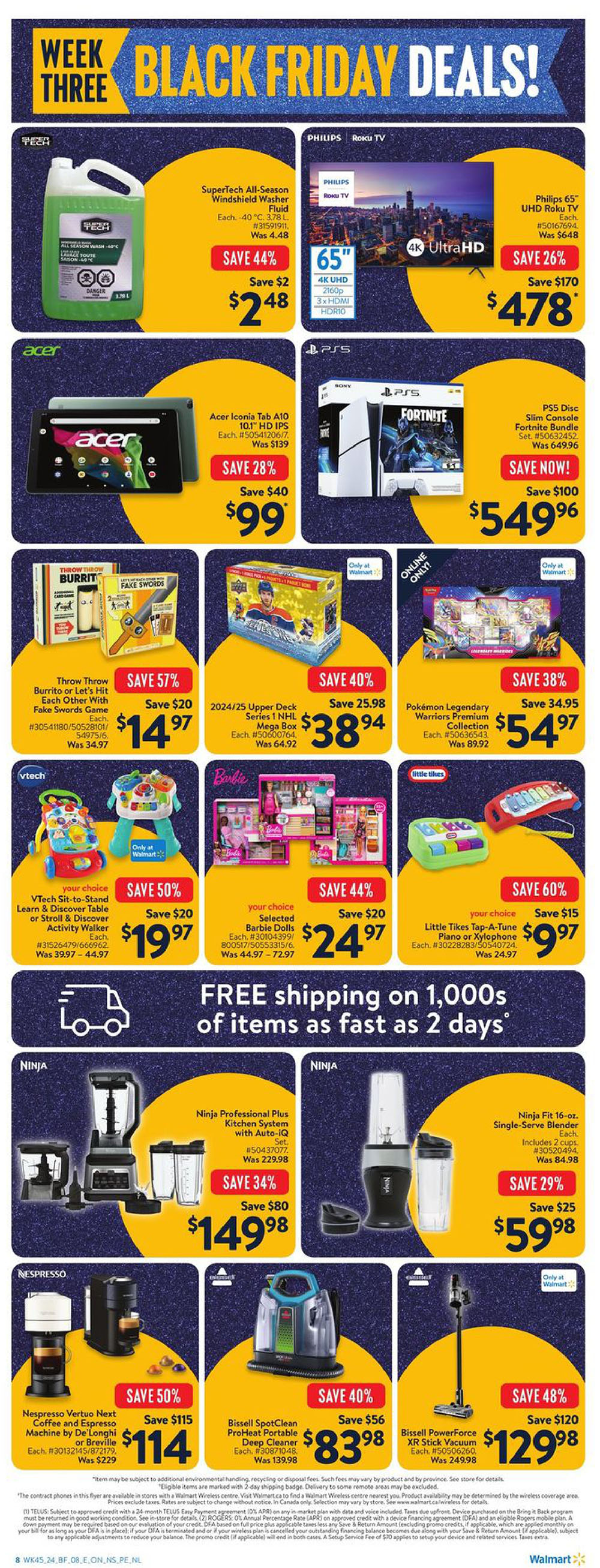 Walmart Canada Western Canada Black Friday Deals Flyer from Nov